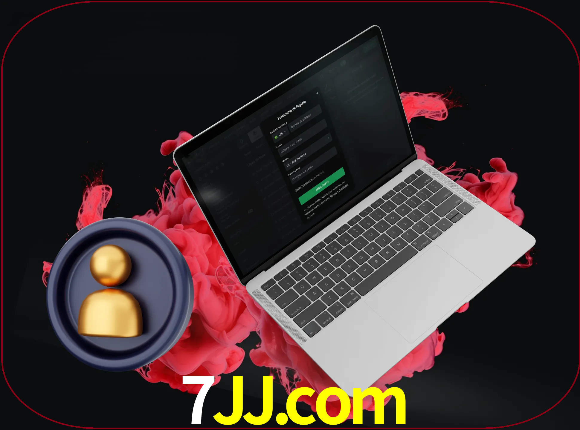 No cabeçalho do site 7jj, clique no botão que o levará a um formulário especial onde terá de introduzir as suas informações actuais.