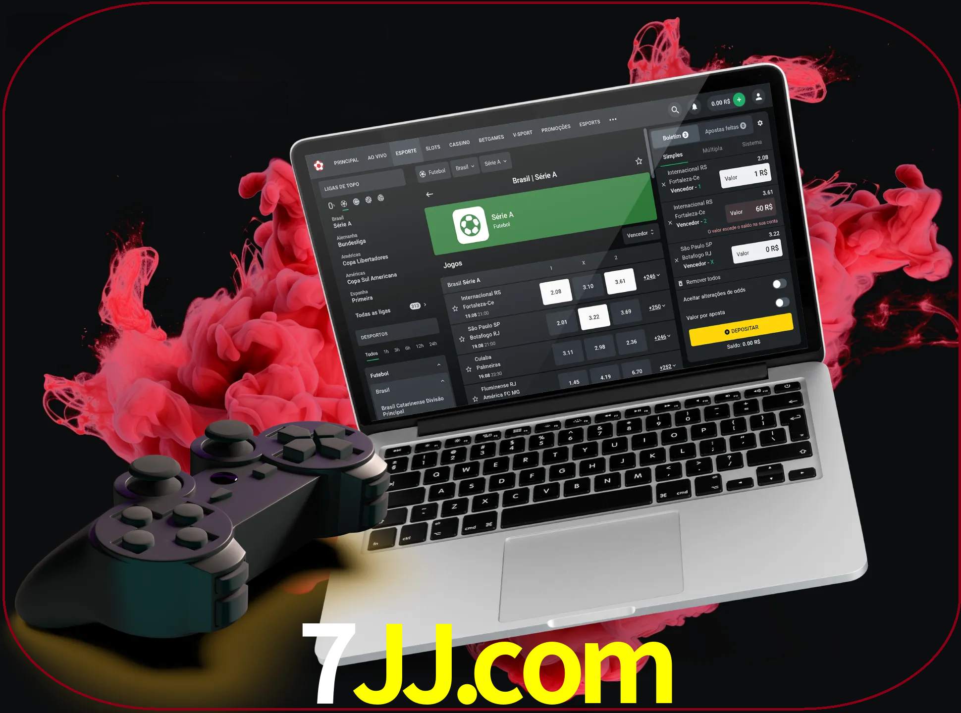 Visite a secção especial de jogos de vídeo em 7jj para descobrir em que jogos pode apostar e ganhar muito dinheiro.