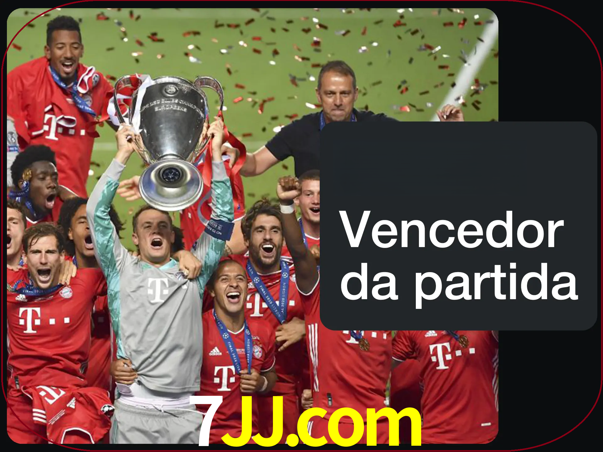 Aposte no vencedor e ganhe uma grande quantia de dinheiro.