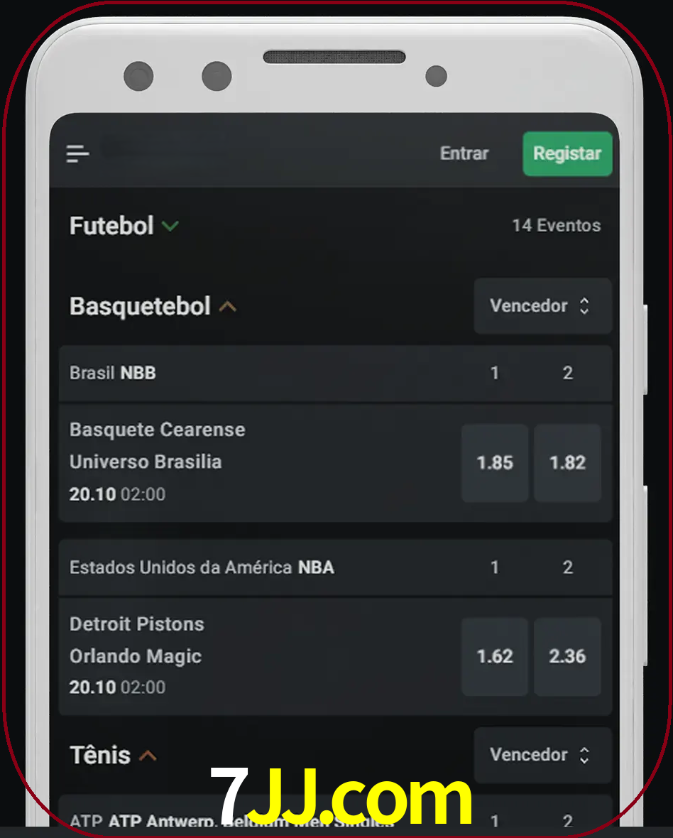 Aposte e assista aos esportes em formato ao vivo.