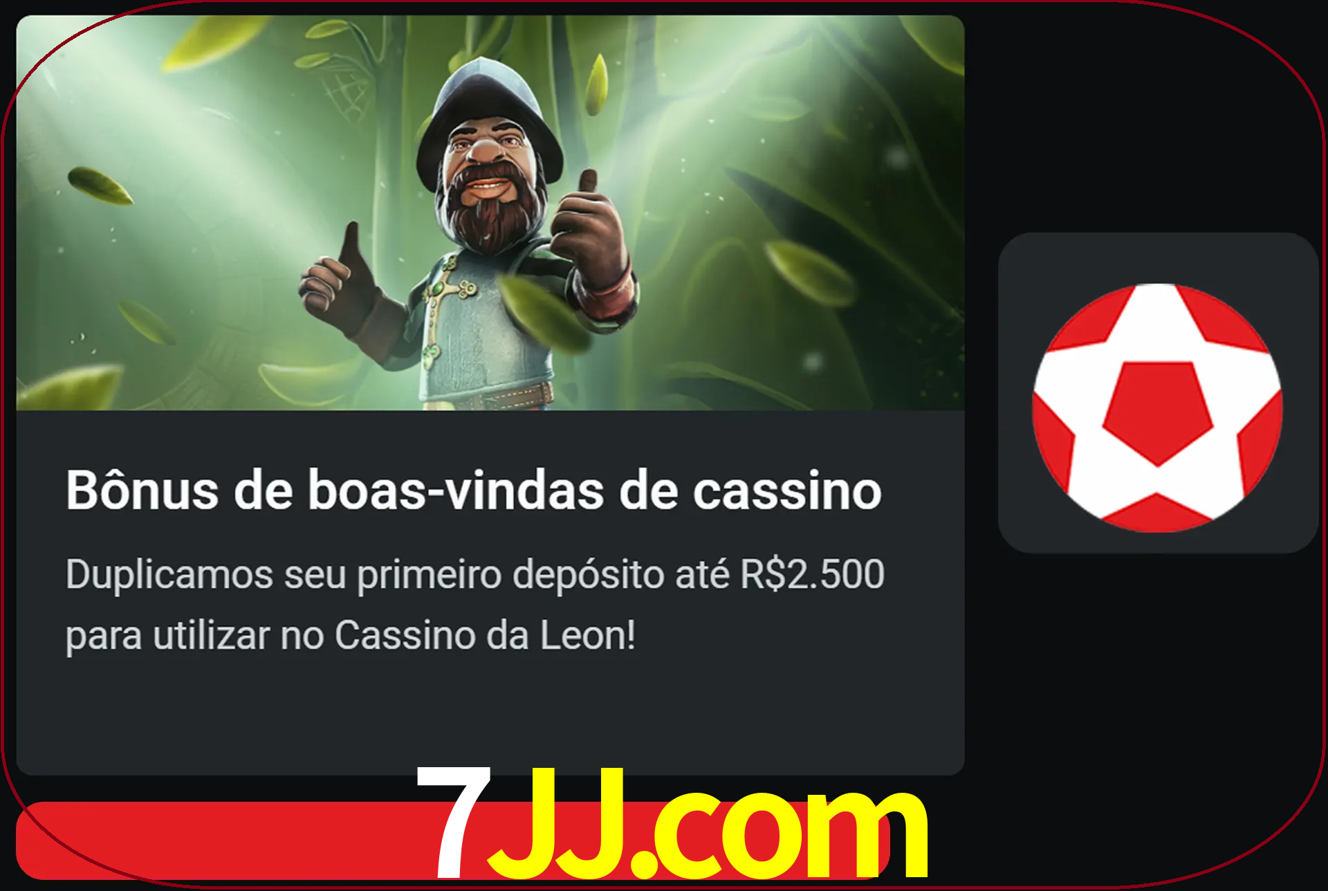 Receba seu dinheiro do bônus de boas-vindas após o primeiro depósito.