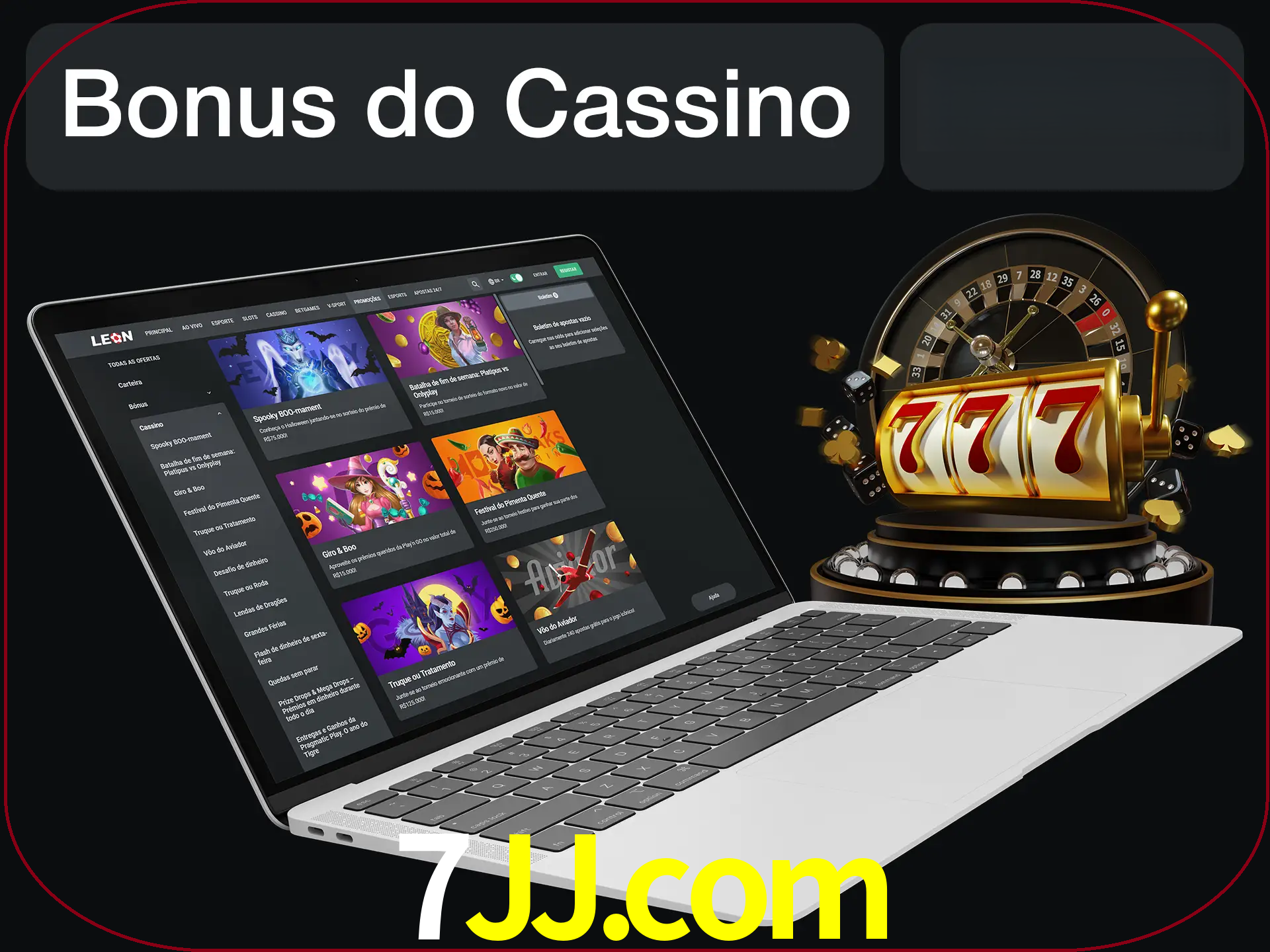 Use o bônus do cassino para começar melhor.