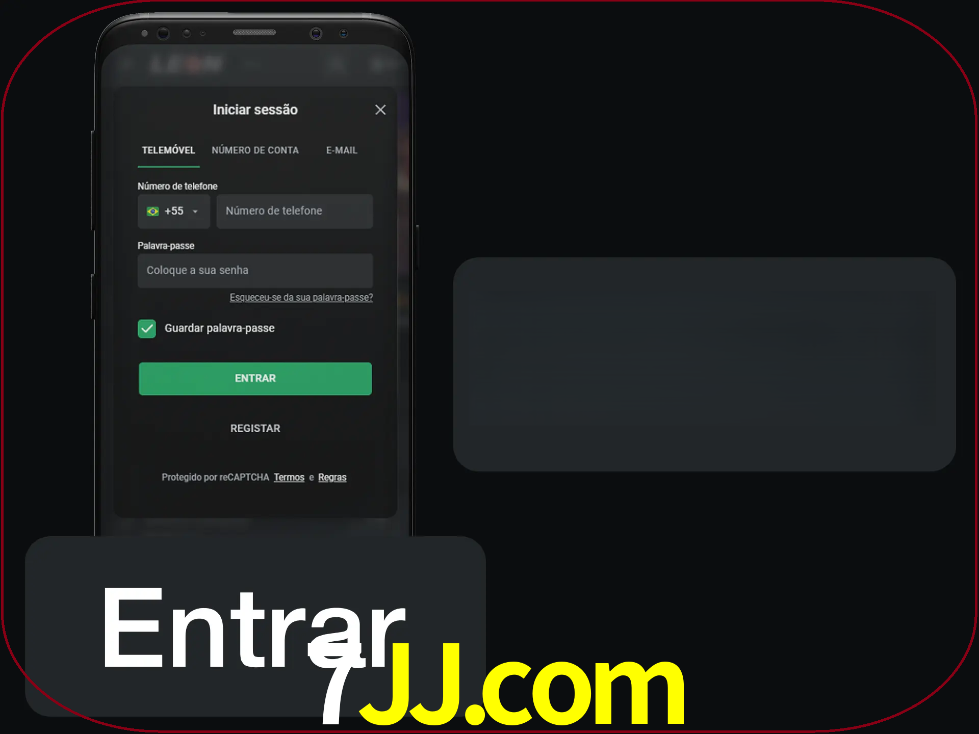 Faça o login para começar a apostar e jogar no cassino.